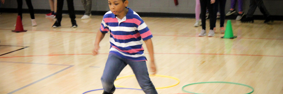 KidzFit playing in gym photograph